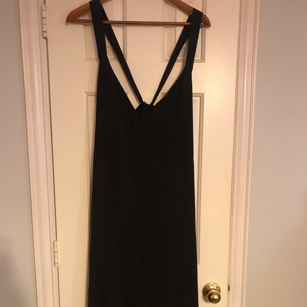 Black slip dress size 14